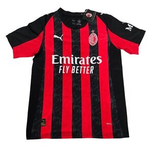 Puma AC Milan 2024-25 Home Jersey Orire 7 Mens Small Black Red 754419-06 NWT